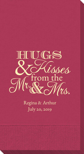 Hugs and Kisses Guest Towels